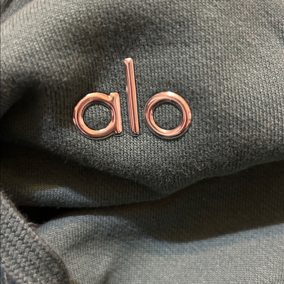 ALO Yoga Hoodie hunter green medium preloved - Picture 5 of 6